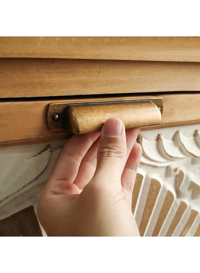 Vintage Bronze Cabinet Handles 76mm Hole Spacing Zinc Alloy Pulls For Kitchen Dresser Wardrobe - Image 5